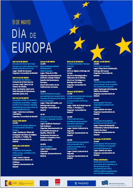 Programa conjunto del Día de Europa en España 2024