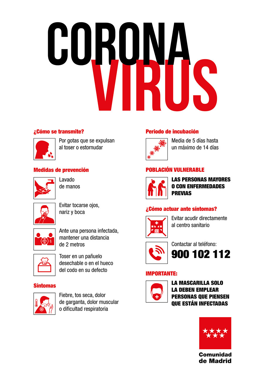 Resultado de imagen de coronavirus madrid