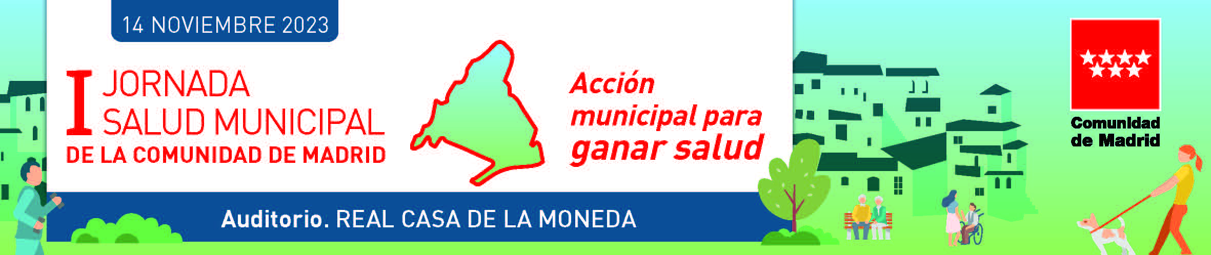 Anuncio Primera jornada salud municipal comunidad de madrid