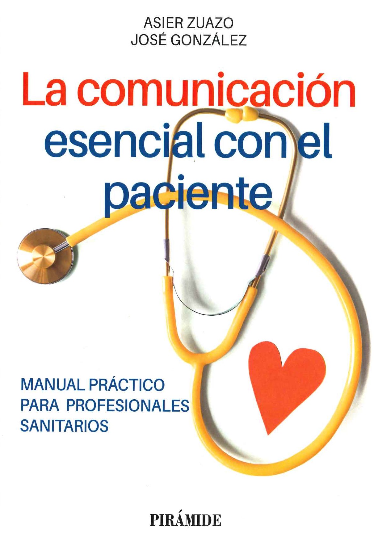 fonendoscopio y un corazón de papel en la cubierta del libro