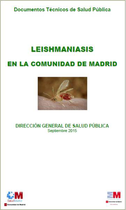 Portada de la publicación Leishmaniasis en la Comunidad de Madrid