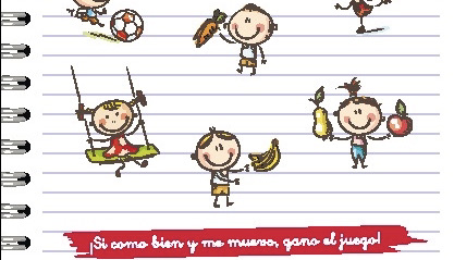 Dibujos de niños realizando actividades