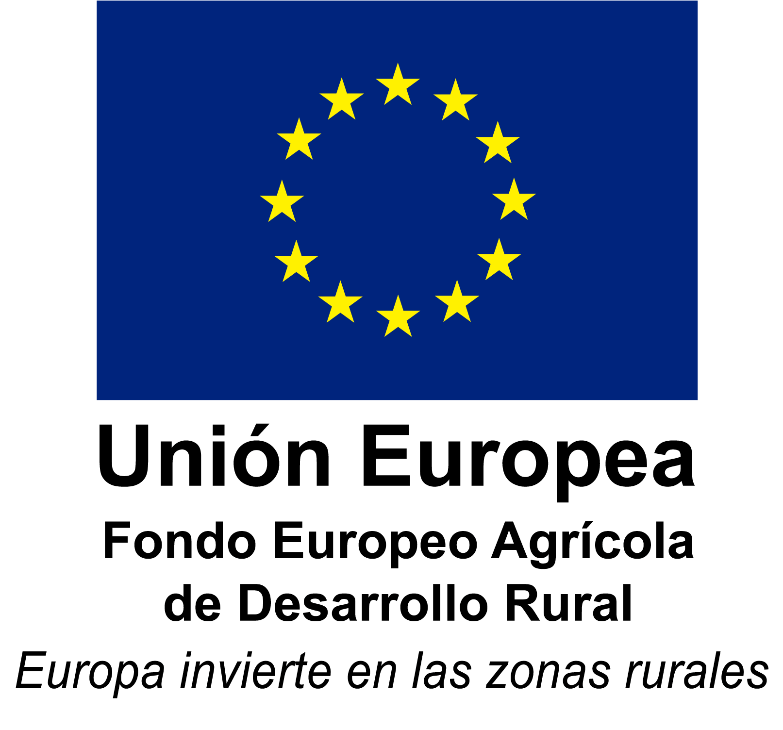 Logotipo Fondos Feader UE