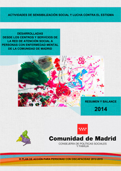 Portada Balance 2014 Actividades de lucha contra el estigma