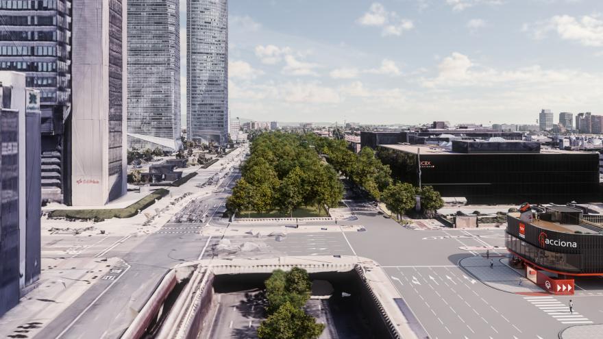 La Comunidad de Madrid pone en marcha la mayor electrolinera de uso público situada dentro de la M-30 con energía 100% renovable Electrolinera de uso público