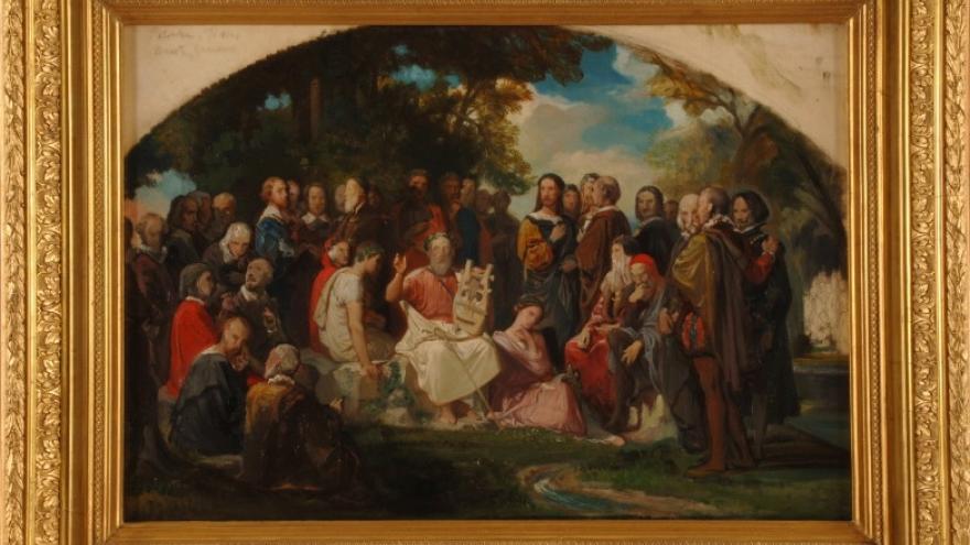'El Parnaso de las Artes y las Letras' 1850 Federico de Madrazo