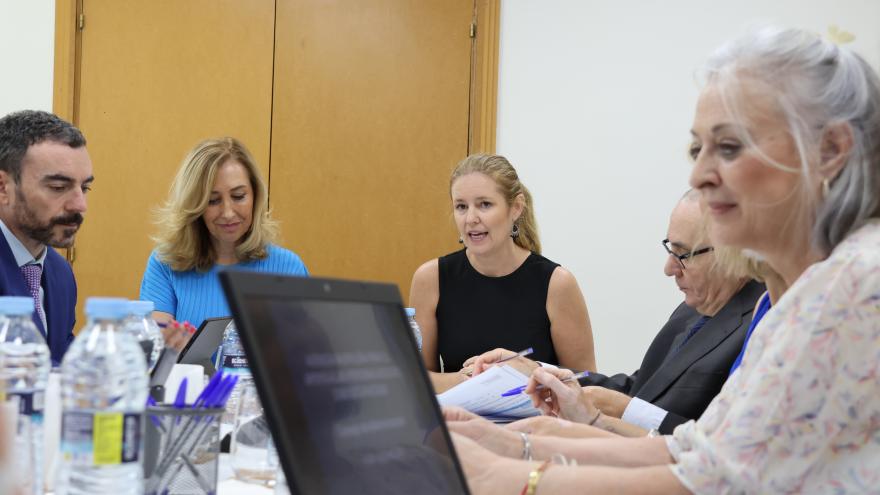 La Comunidad de Madrid ofrecerá un servicio telefónico gratuito 24 horas para atender a personas con discapacidad La consejera Dávila