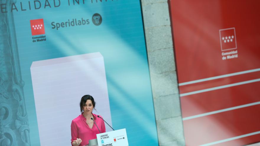 La presidenta Isabel Díaz Ayuso