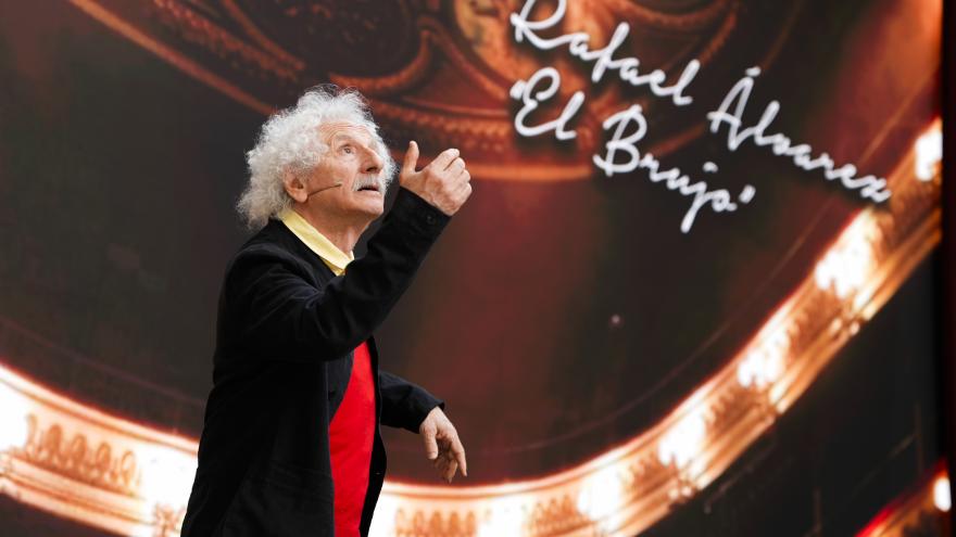 La presidenta Isabel Díaz Ayuso durante el acto de homenaje