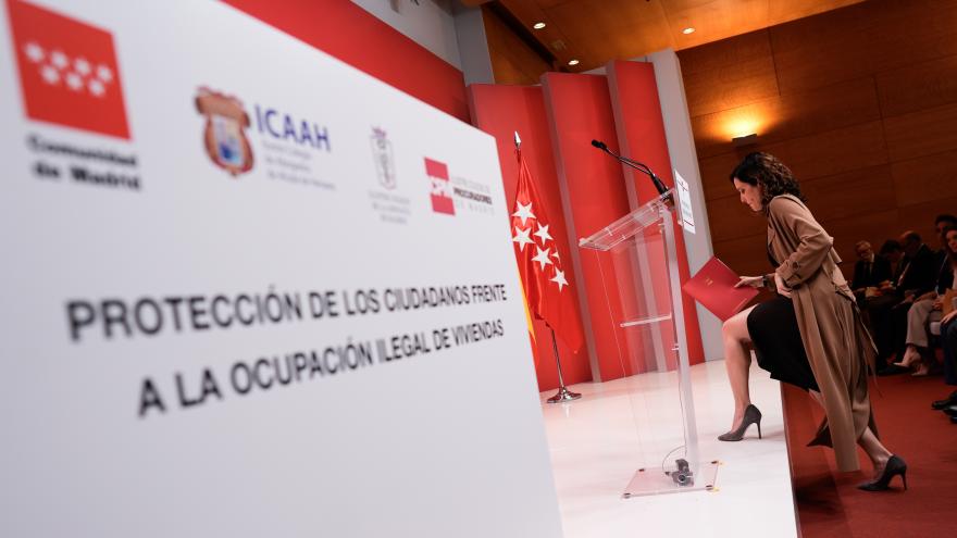 La presidenta Isabel Díaz Ayuso