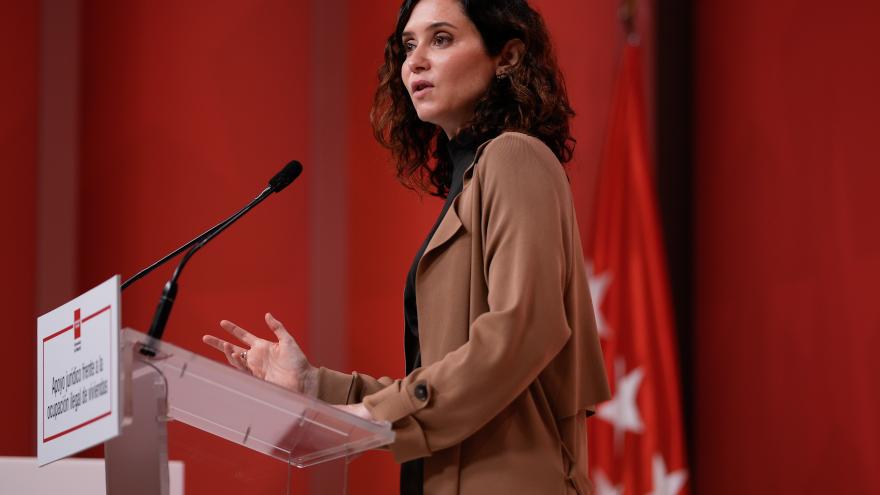 La presidenta Isabel Díaz Ayuso