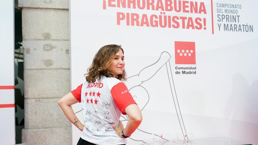 La presidenta durante el acto