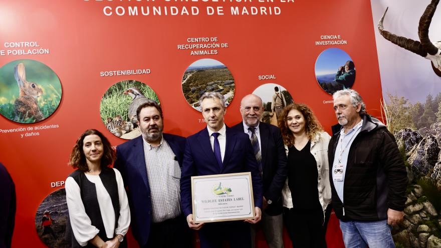 La Comunidad de Madrid, reconocida con la etiqueta de calidad  por su excelente gestión de la Reserva Nacional de Caza de Sonsaz