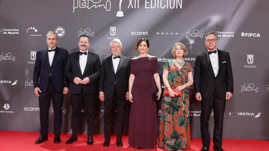 Díaz Ayuso, en la XII edición de los Premios Platino