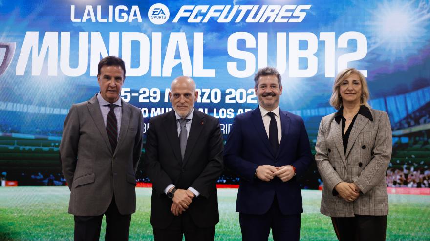 La Comunidad de Madrid, escenario del primer torneo mundial de clubes Sub 12 de fútbol base LALIGA FC FUTURES El consejero de Cultura, Turismo y Deporte