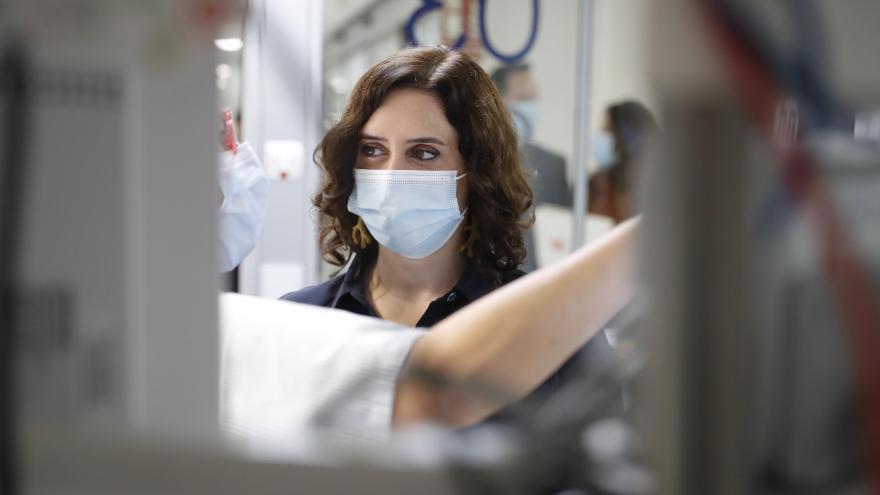Díaz Ayuso inaugura 35 nuevas camas UCI en el Hospital Gregorio Marañón