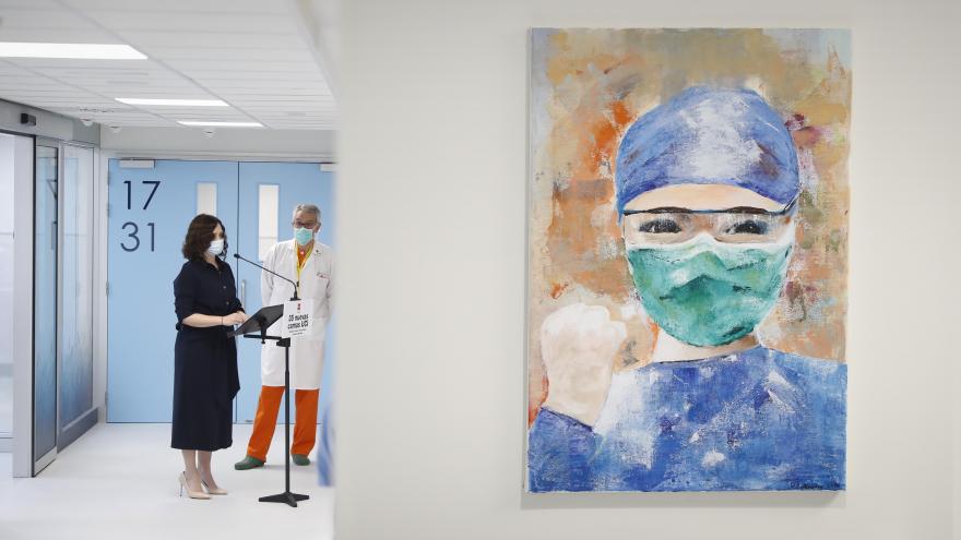 Díaz Ayuso inaugura 35 nuevas camas UCI en el Hospital Gregorio Marañón