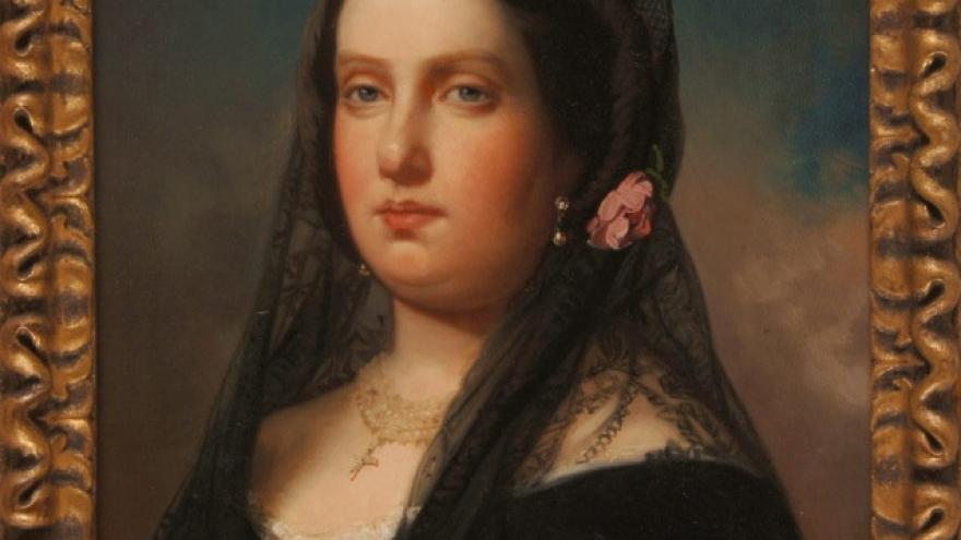 ‘La reina Isabel II’ 1855 Federico de Madrazo Kuntz