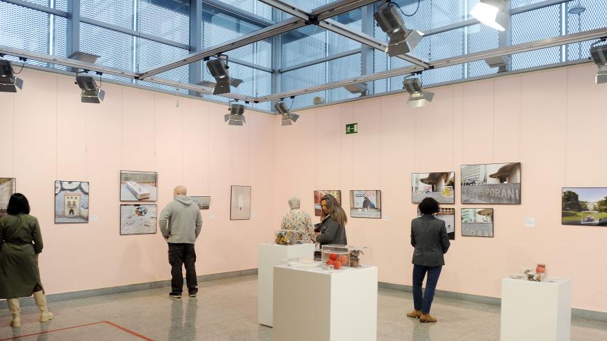 Vista de una sala de exposiciones