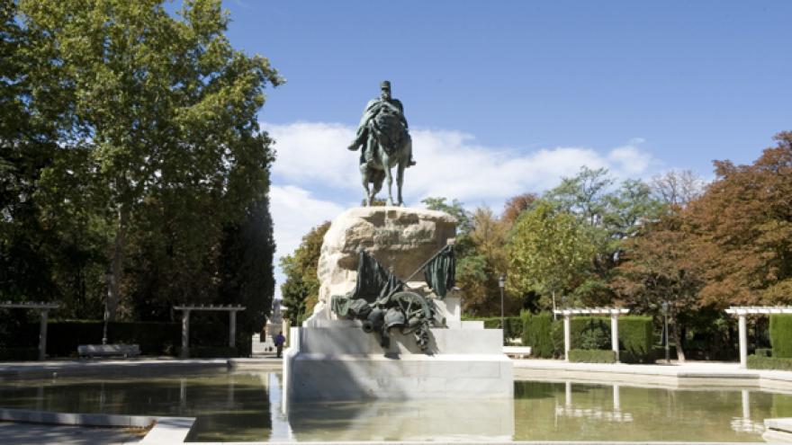 Monumento al General Martínez Campos en el Parque de El Retiro
