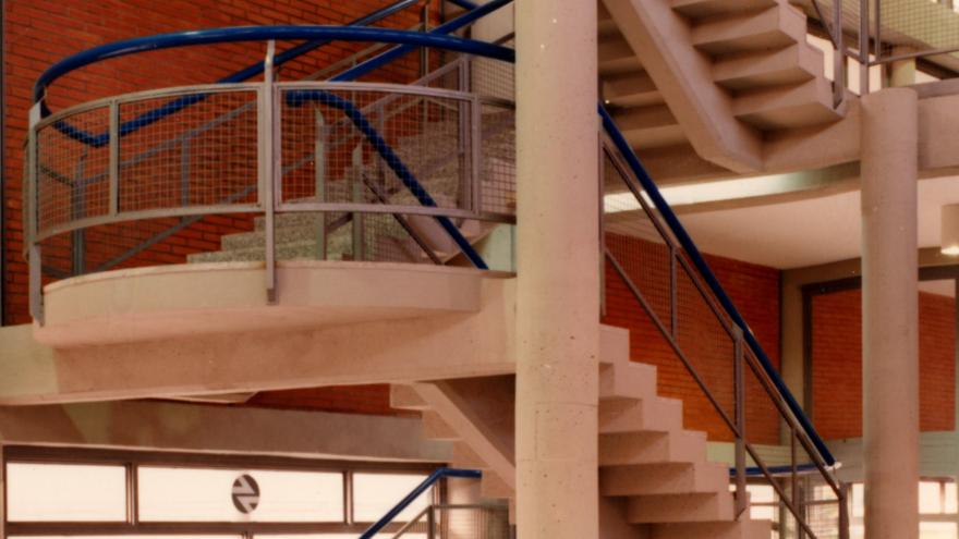 Detalle de la escalera