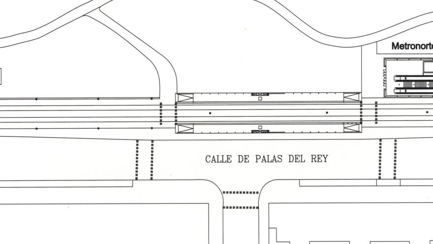 Las Tablas station plan