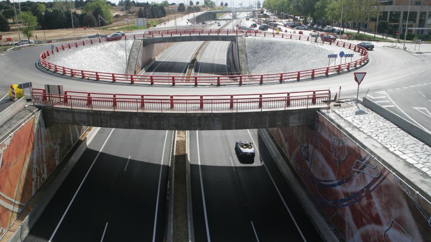 Soterramiento de la Glorieta de Húmera en la M-503