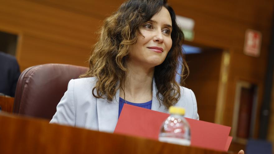 La presidenta durante su intervención