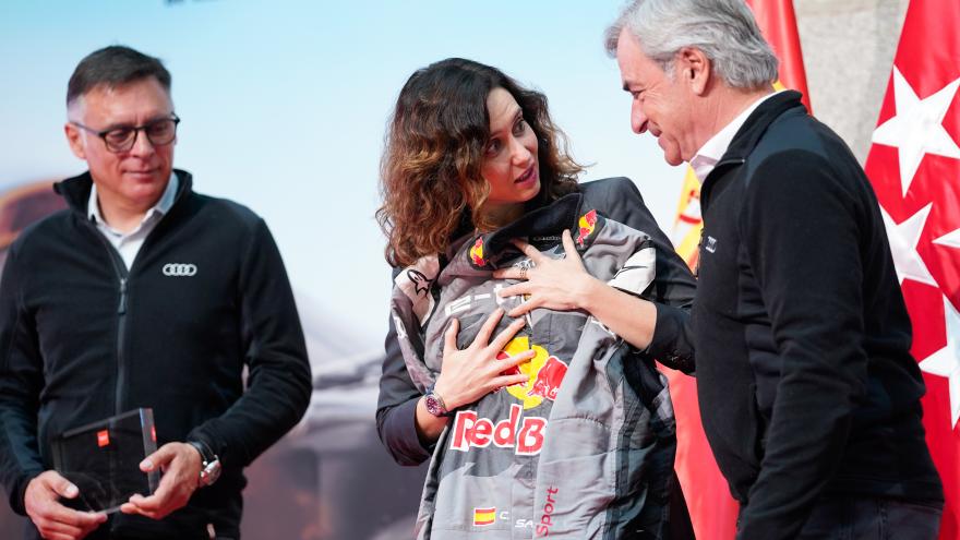 La presidenta en el homenaje a los pilotos 