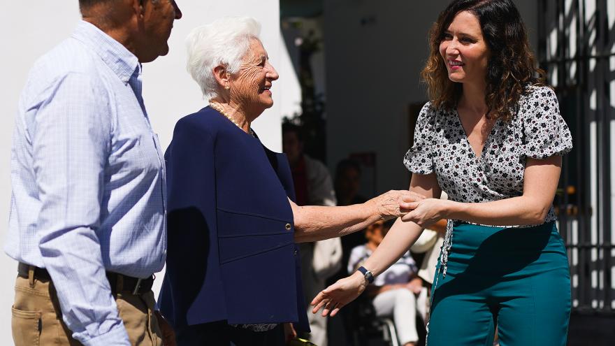 La presidenta durante el acto en Chile