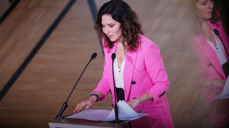 La presidenta durante el evento