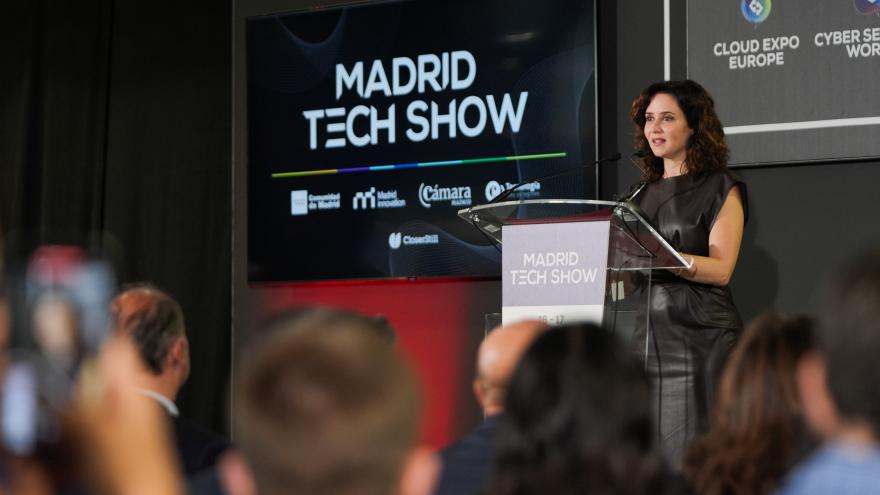 La presidenta durante el acto