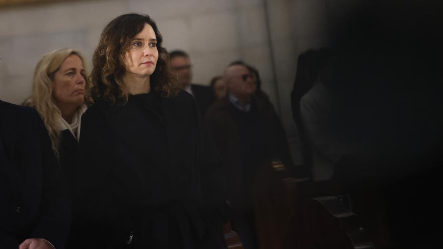 La presidenta durante la misa