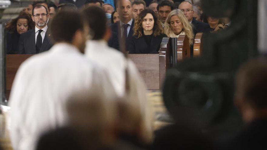 La presidenta durante la misa