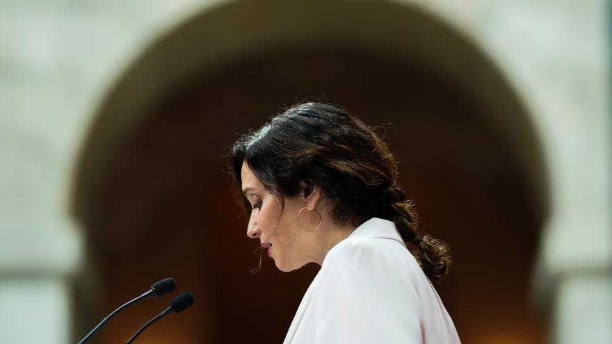 La presidenta durante el acto de presentación