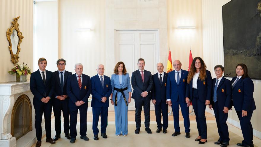 La presidenta durante el acto 