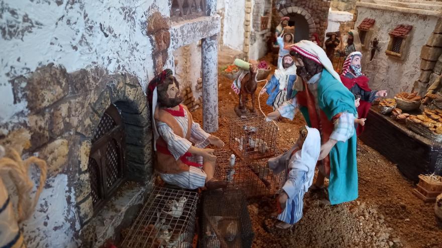 Belén artesano en Camarma de Esteruelas