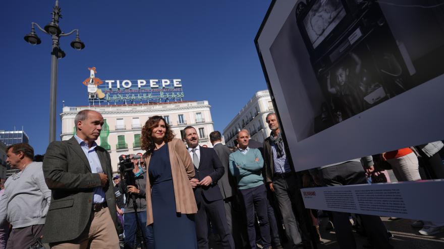 La exposición en Puerta del Sol