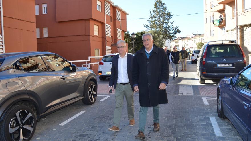 El consejero recorriendo Buitrago 