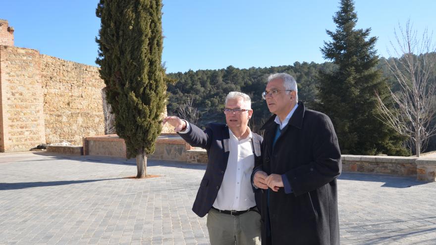 El consejero recorriendo Buitrago 