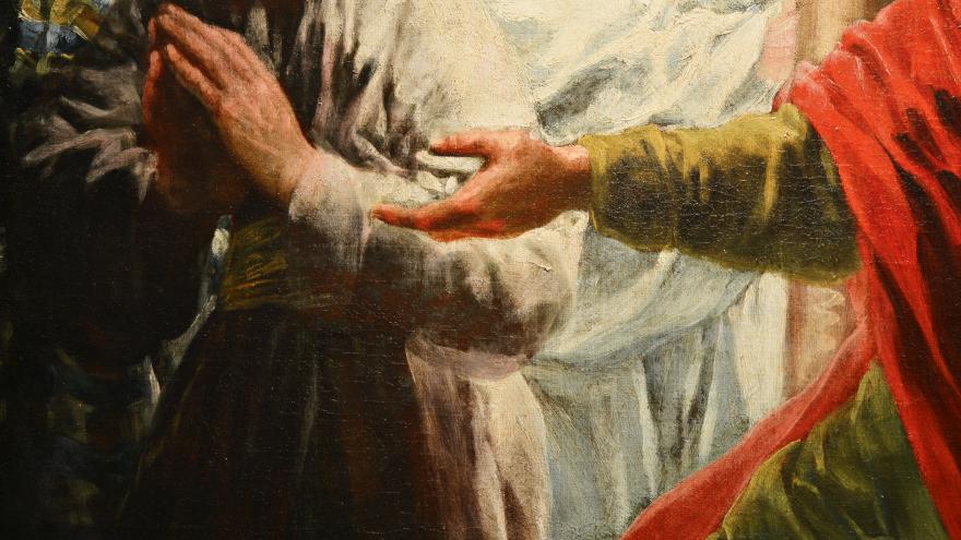 Goya detalle pintura apóstol santiago