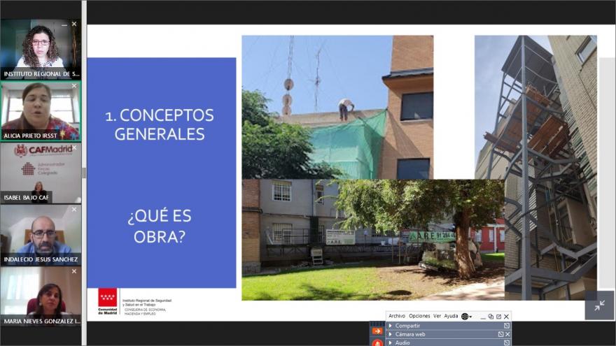 Ponencia de una de las participantes en la jornada