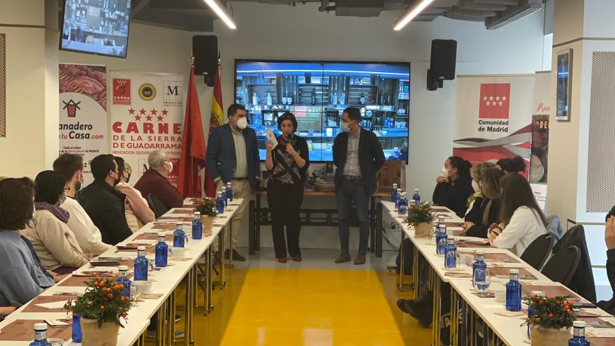 El salón de la presentación de DeGustaMadrid con los ponentes