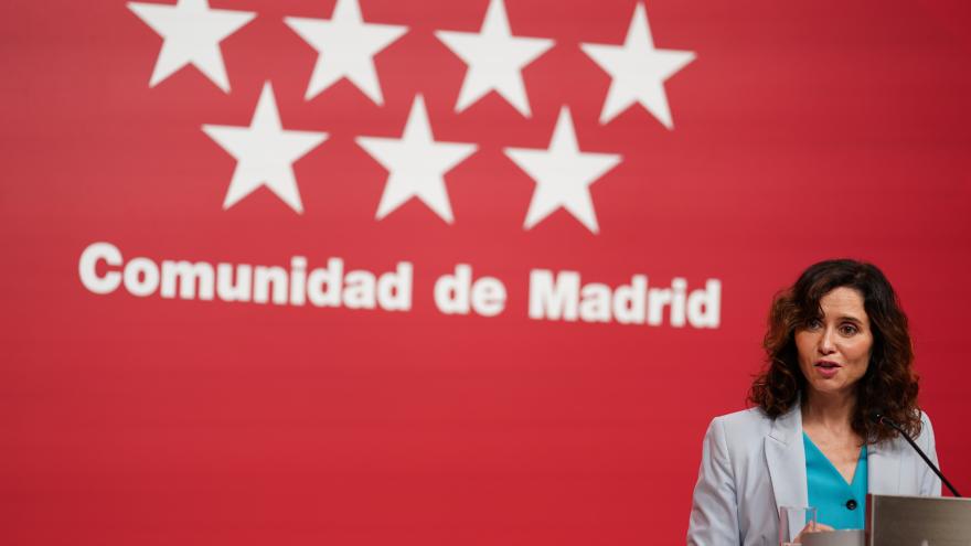 La presidenta durante la rueda de prensa