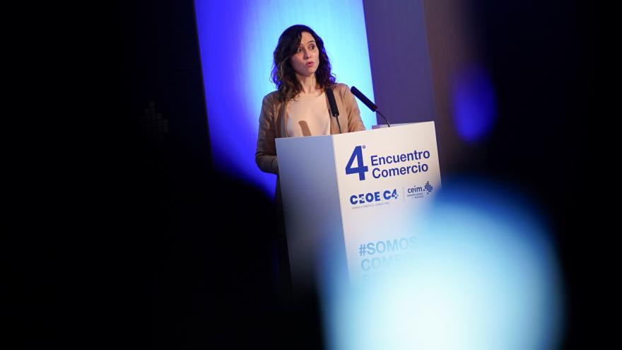 La presidenta durante el encuentro