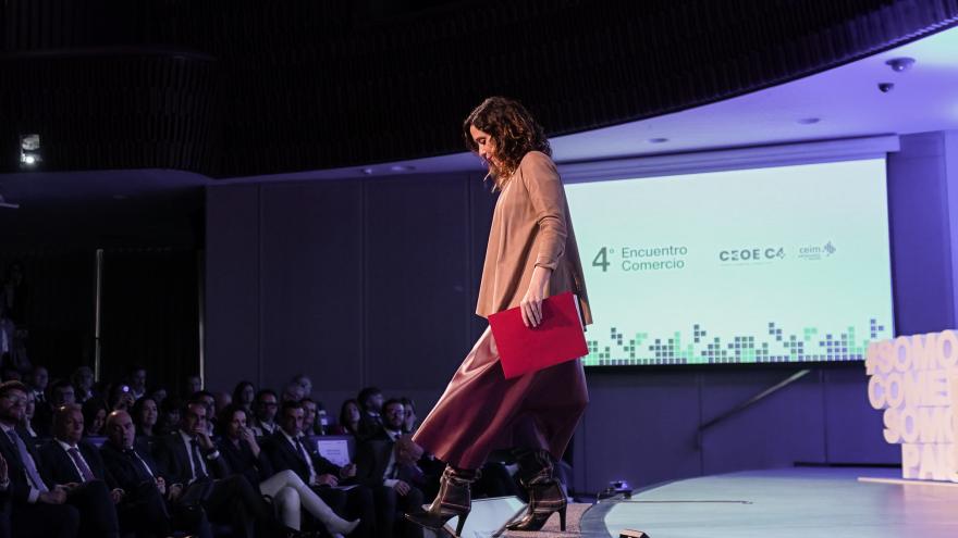 La presidenta durante el encuentro