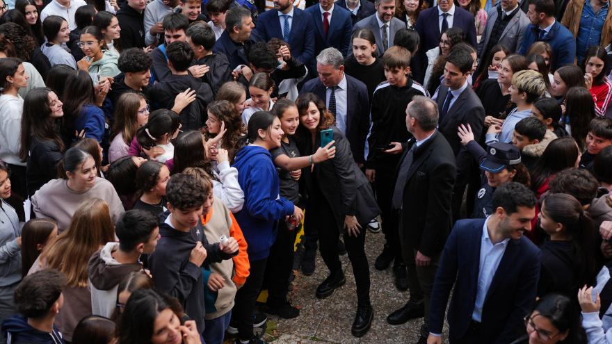 Díaz Ayuso presenta el Plan Regional contra las Drogas con especial atención a los jóvenes y 75 medidas dirigidas a la prevención y concienciación La presidenta durante el acto