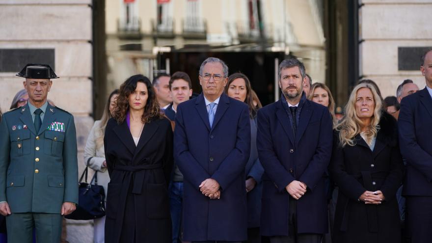 La presidenta durante el homenaje