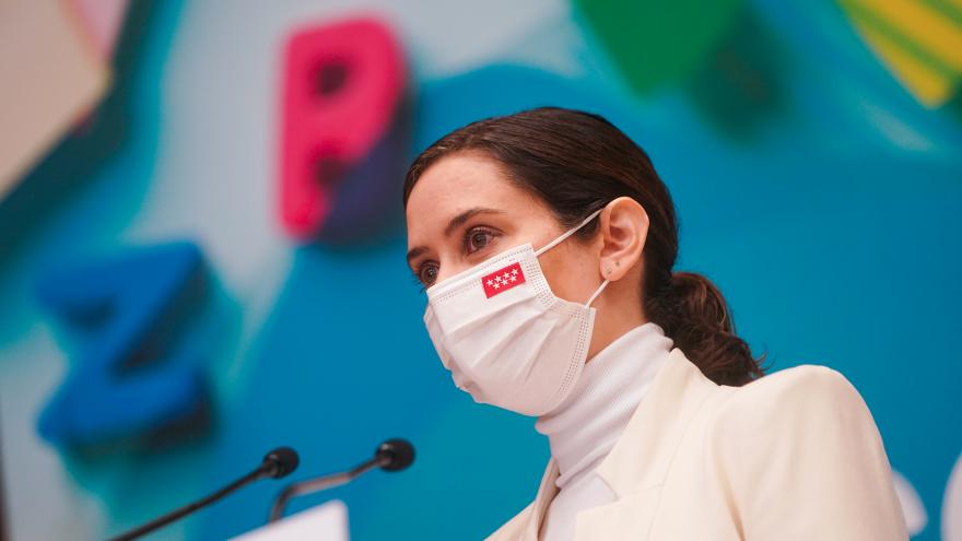 La presidenta durante su intervención