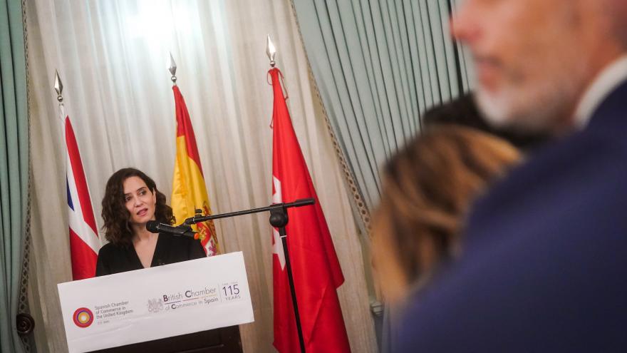 La presidenta durante su visita